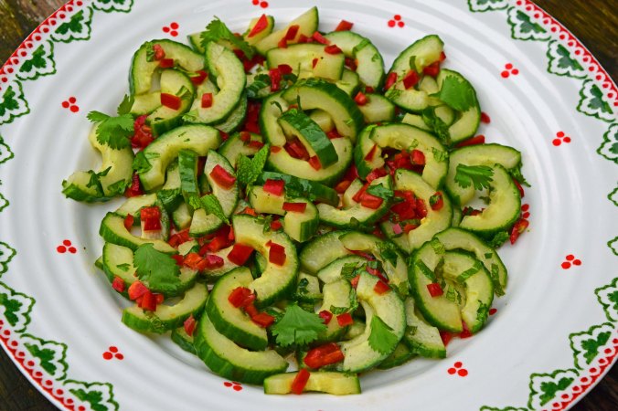 Chilli cucumber salad1