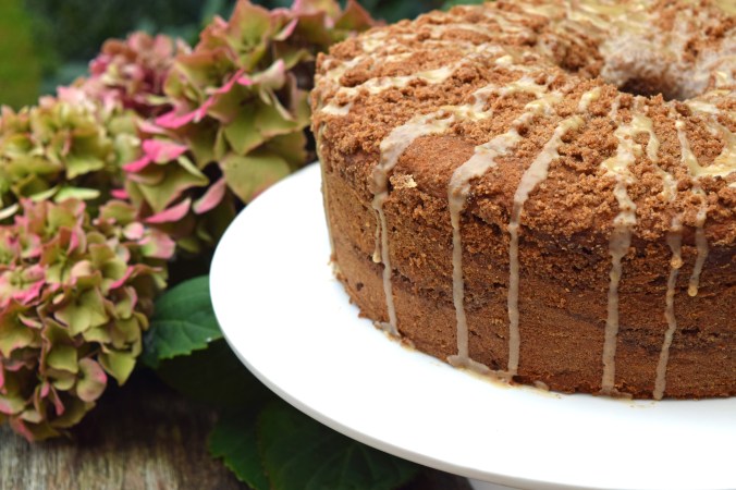 pumpkin cake close up