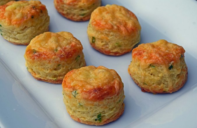 Cheese chive scones