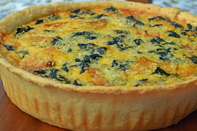 Butternut quiche side