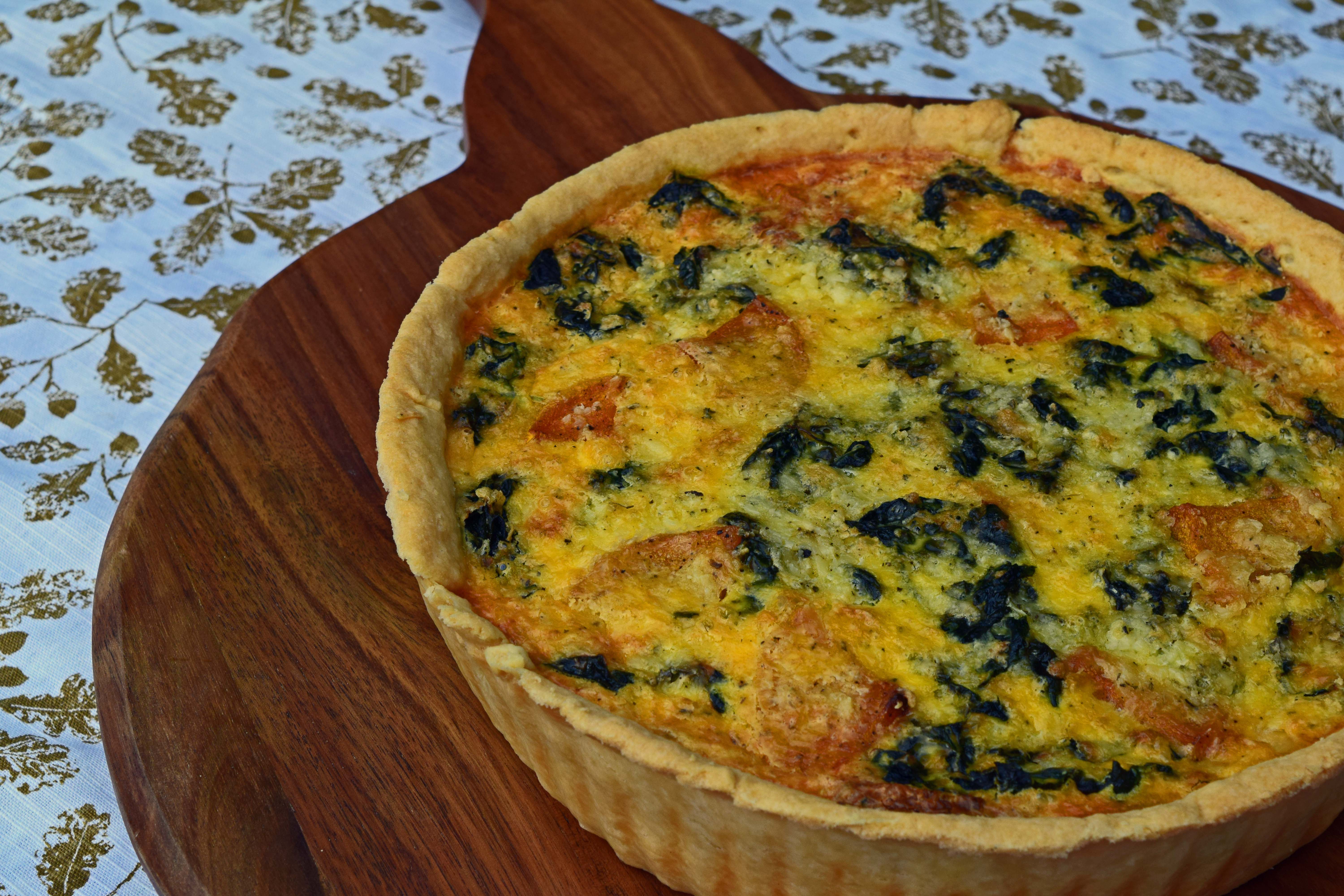 butternut quiche