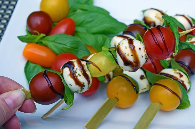 Caprese skewers