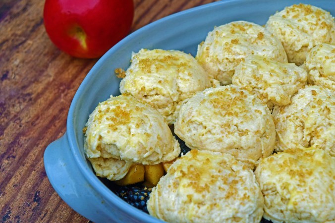Apple Blackberry Cobbler1