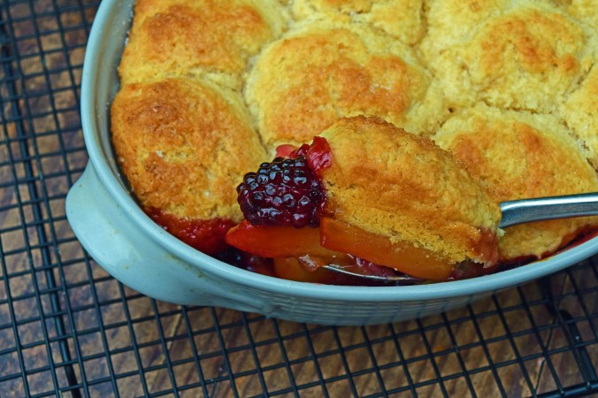 Apple Blackberry Cobbler3