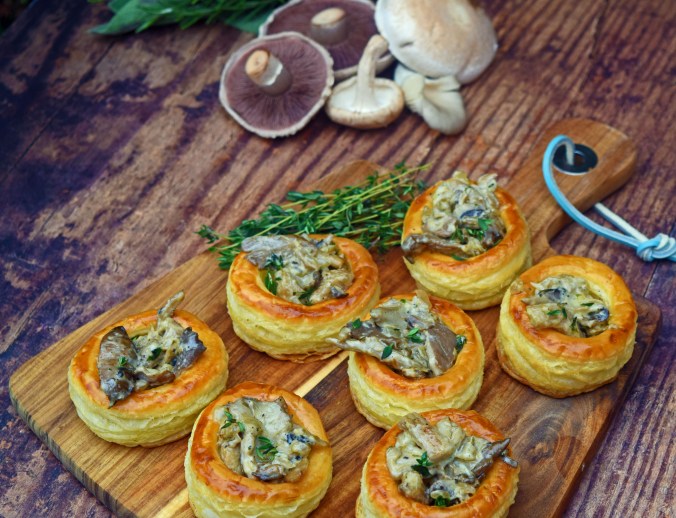 Mushroom vol au vents1