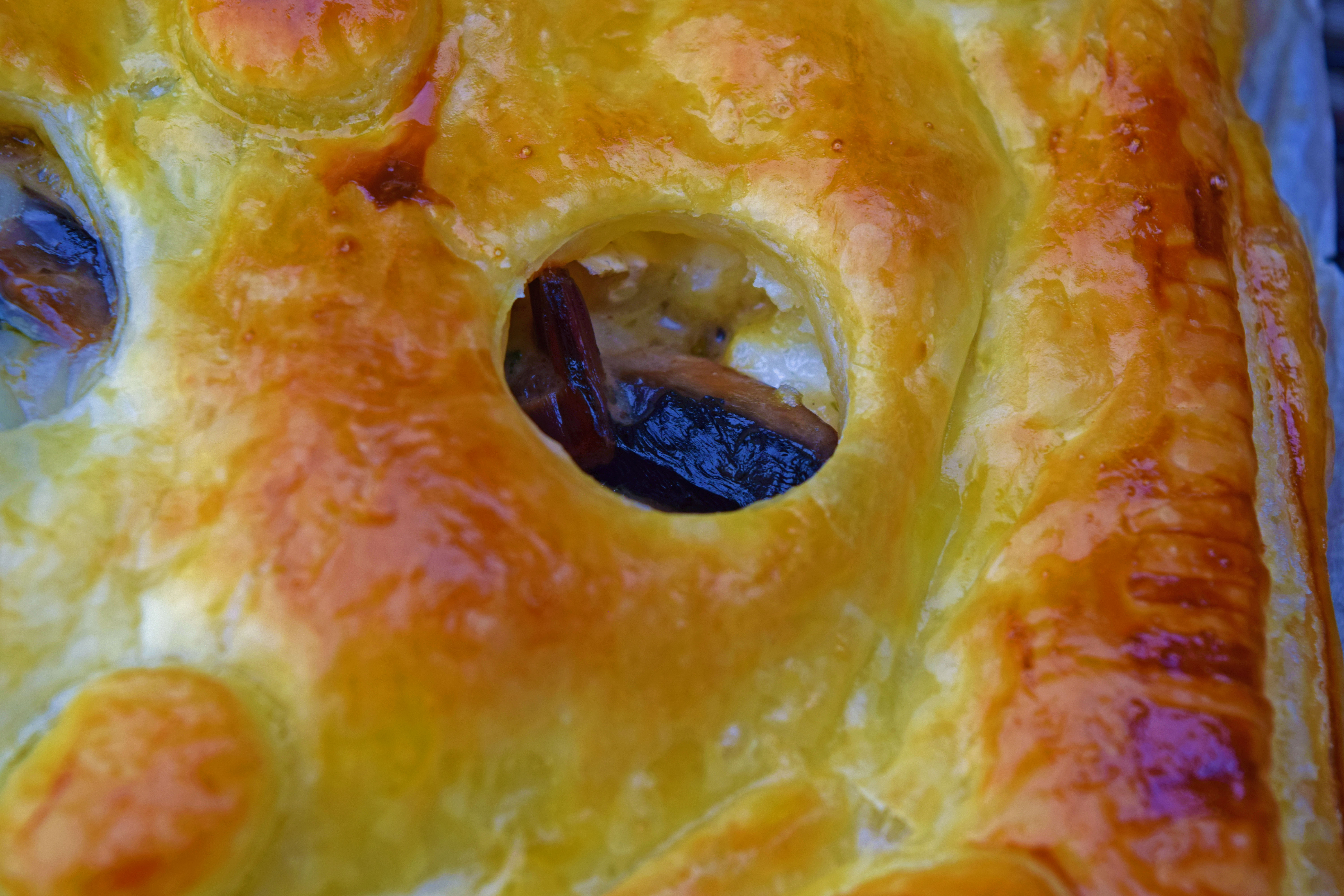 Swiss chard and mushroom pie2