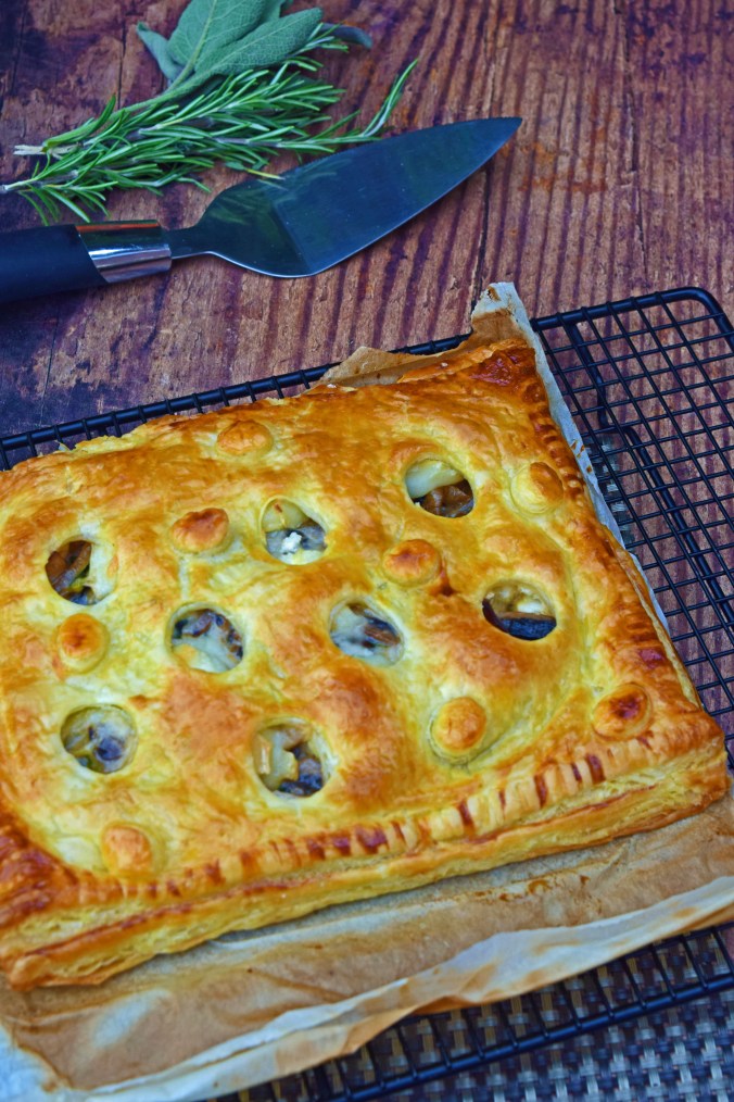 Swiss chard and mushroom pie3