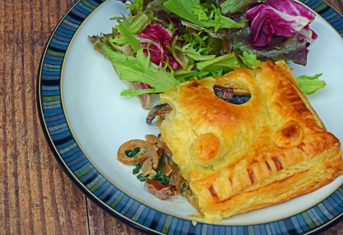 Swiss chard and mushroom pie4