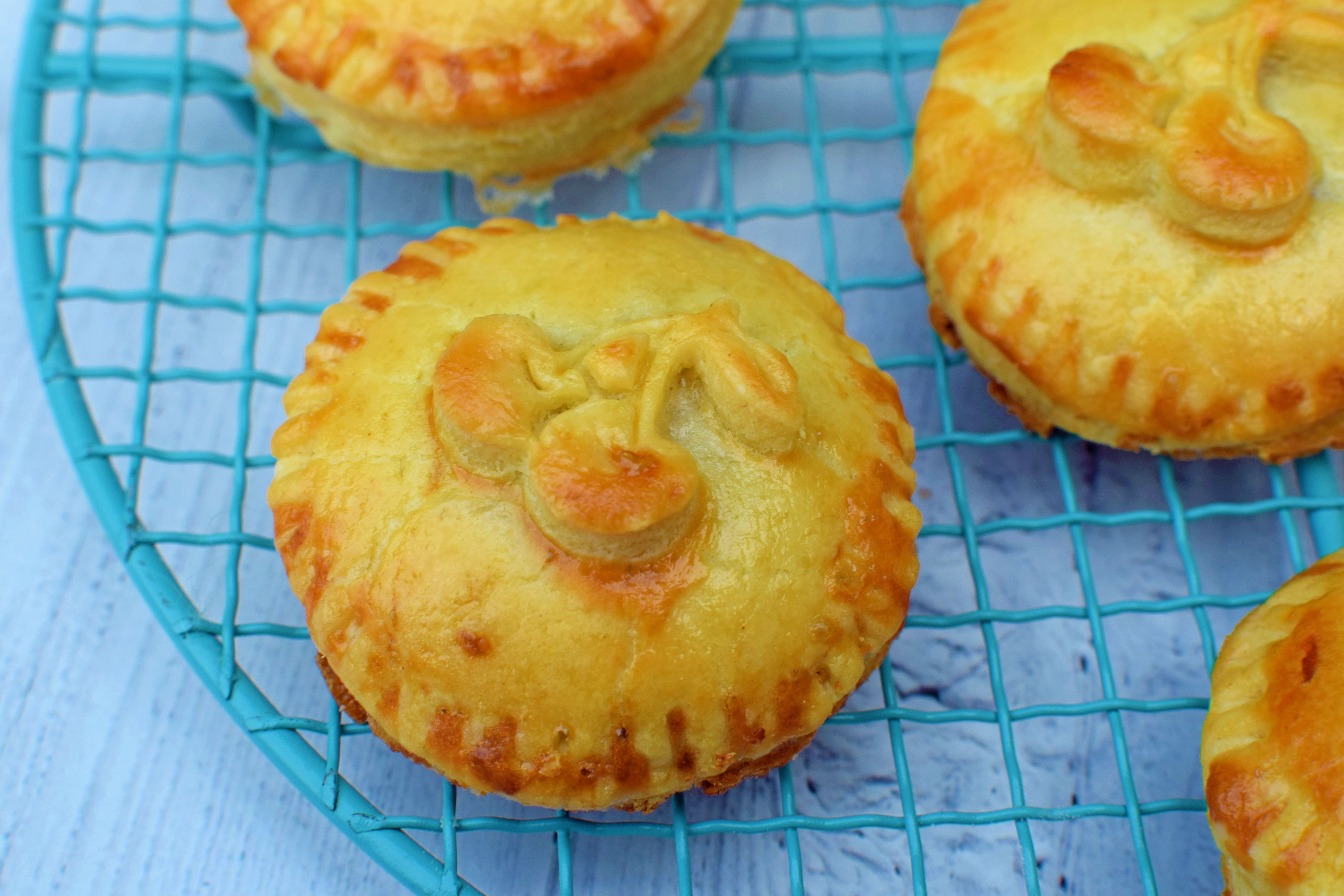 Cherry Hand Pies cooling